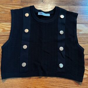 Zara cropped sweater